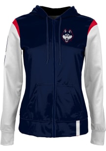 ProSphere UConn Huskies Womens Navy Blue Tailgate Light Weight Jacket