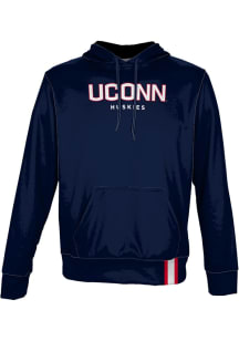 ProSphere UConn Huskies Youth Navy Blue Solid Long Sleeve Hoodie