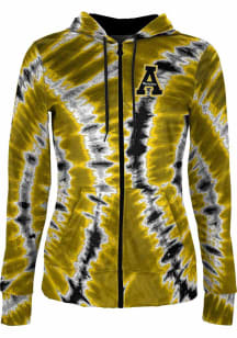 ProSphere Appalachian State Mountaineers Womens Black Tie Dye Light Weight Jacket