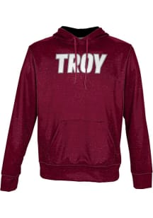 ProSphere Troy Trojans Mens Red Heather Long Sleeve Hoodie