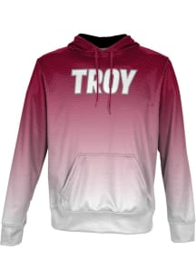 ProSphere Troy Trojans Mens Red Zoom Long Sleeve Hoodie