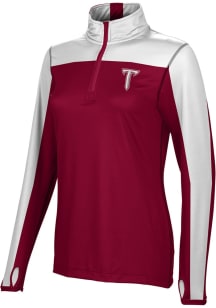 ProSphere Troy Trojans Womens Red Sharp Qtr Zip