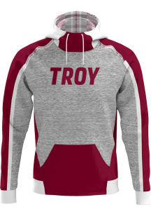 ProSphere Troy Trojans Mens Red Heritage Long Sleeve Hoodie