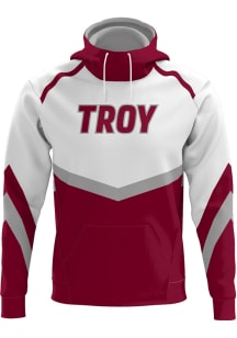 ProSphere Troy Trojans Mens Red Legacy Long Sleeve Hoodie