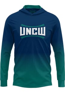 ProSphere UNCW Seahawks Mens Navy Blue Hex Pro Long Sleeve Hoodie