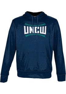 ProSphere UNCW Seahawks Mens Navy Blue Heather Long Sleeve Hoodie