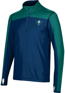 ProSphere UNCW Seahawks Mens Navy Blue Sharp Long Sleeve Qtr Zip Pullover