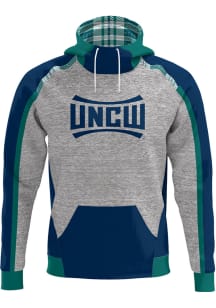 ProSphere UNCW Seahawks Mens Navy Blue Heritage Long Sleeve Hoodie