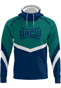 ProSphere UNCW Seahawks Mens Navy Blue Legacy Long Sleeve Hoodie