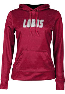 ProSphere New Mexico Lobos Womens Red Heather Hooded Sweatshirt