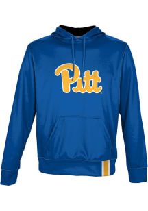 ProSphere Pitt Panthers Mens Blue Solid Long Sleeve Hoodie