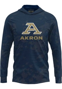 ProSphere Akron Zips Mens Blue Disrupter Long Sleeve Hoodie