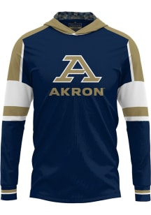 ProSphere Akron Zips Mens Blue Throwback Long Sleeve Hoodie