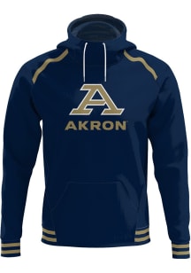 ProSphere Akron Zips Mens Blue Classic Long Sleeve Hoodie