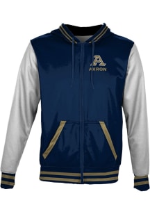 ProSphere Akron Zips Mens Blue Letterman Light Weight Jacket
