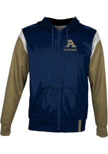 ProSphere Akron Zips Mens Blue Tailgate Light Weight Jacket