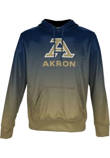 ProSphere Akron Zips Mens Blue Zoom Long Sleeve Hoodie