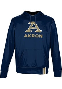 ProSphere Akron Zips Youth Blue Solid Long Sleeve Hoodie