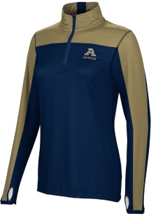 ProSphere Akron Zips Womens Blue Sharp Qtr Zip