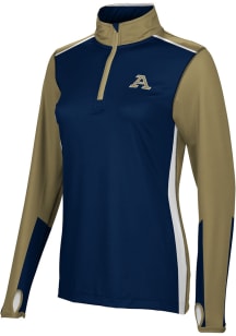 ProSphere Akron Zips Womens Blue Counter Qtr Zip