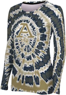 ProSphere Akron Zips Womens Blue Tie Dye LS Tee