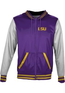 ProSphere LSU Tigers Youth Purple Letterman Light Weight Jacket