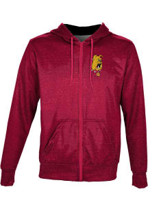 ProSphere Ferris State Bulldogs Mens Red Heather Light Weight Jacket