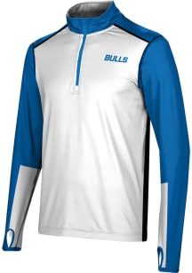 ProSphere Buffalo Bulls Mens Blue Counter Long Sleeve Qtr Zip Pullover
