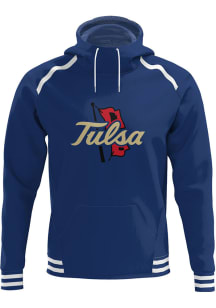 ProSphere Tulsa Golden Hurricane Mens Navy Blue Classic Long Sleeve Hoodie