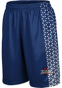 ProSphere Tulsa Golden Hurricane Mens Navy Blue Geometric Shorts