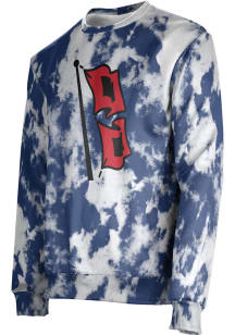 ProSphere Tulsa Golden Hurricane Mens Navy Blue Grunge Long Sleeve Crew Sweatshirt