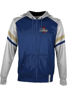ProSphere Tulsa Golden Hurricane Mens Navy Blue Old School Light Weight Jacket