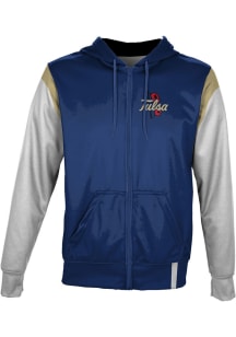 ProSphere Tulsa Golden Hurricane Mens Navy Blue Tailgate Light Weight Jacket