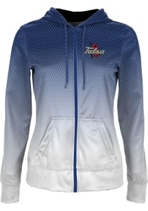 ProSphere Tulsa Golden Hurricane Womens Navy Blue Zoom Light Weight Jacket