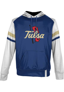 ProSphere Tulsa Golden Hurricane Youth Navy Blue Old School Long Sleeve Hoodie