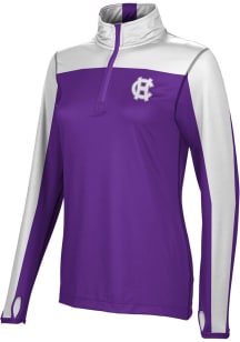 ProSphere Holy Cross Crusaders Womens Purple Sharp Qtr Zip
