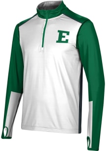 ProSphere Eastern Michigan Eagles Mens Green Counter Long Sleeve Qtr Zip Pullover