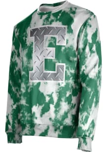 ProSphere Eastern Michigan Eagles Mens Green Grunge Long Sleeve Crew Sweatshirt
