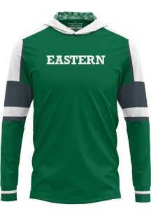 ProSphere Eastern Michigan Eagles Mens Green Throwback Long Sleeve Hoodie