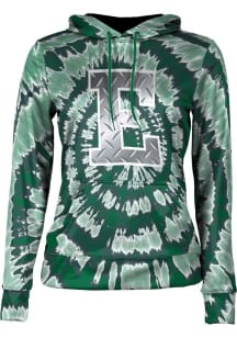 ProSphere Eastern Michigan Eagles Womens Green Tie Dye Hooded Sweatshirt