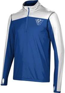 ProSphere Georgia State Panthers Mens Blue Sharp Long Sleeve Qtr Zip Pullover