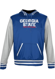 ProSphere Georgia State Panthers Mens Blue Letterman Long Sleeve Hoodie