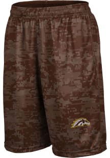 ProSphere Western Michigan Broncos Mens Brown Digital Shorts