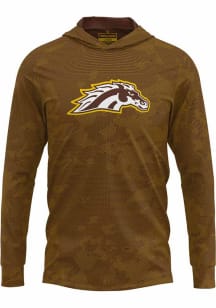 ProSphere Western Michigan Broncos Mens Brown Disrupter Long Sleeve Hoodie