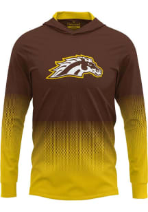 ProSphere Western Michigan Broncos Mens Brown Hex Pro Long Sleeve Hoodie
