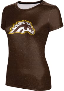 ProSphere Western Michigan Broncos Womens Brown Heather Short Sleeve T-Shirt