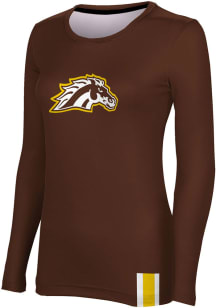 ProSphere Western Michigan Broncos Womens Brown Solid LS Tee