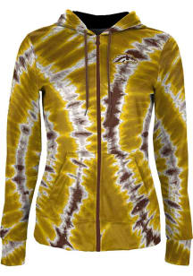 ProSphere Western Michigan Broncos Womens Brown Tie Dye Light Weight Jacket