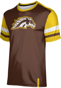 ProSphere Western Michigan Broncos Youth Brown Old School Short Sleeve T-Shirt