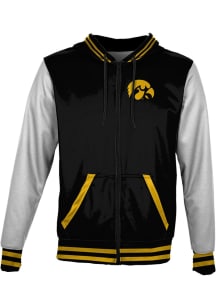 ProSphere Iowa Hawkeyes Mens Black Letterman Light Weight Jacket